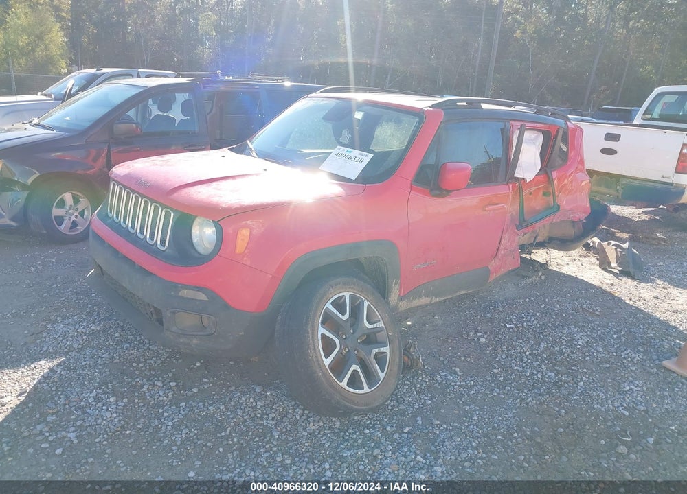 2016 JEEP RENEGADE LATITUDE VIN: ZACCJABW1GPE18766