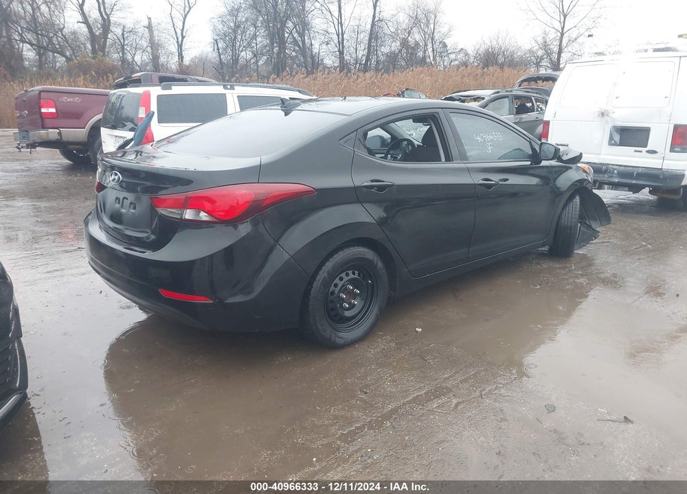 2016 HYUNDAI ELANTRA SE VIN: 5NPDH4AE6GH750012