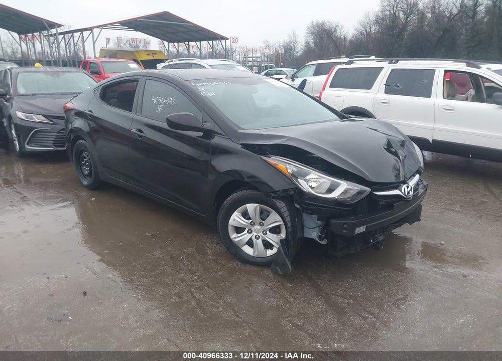 2016 HYUNDAI ELANTRA SE VIN: 5NPDH4AE6GH750012