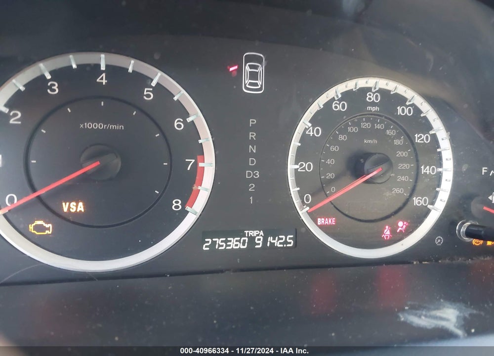 2010 HONDA ACCORD 2.4 LX VIN: 1HGCP2F35AA133291