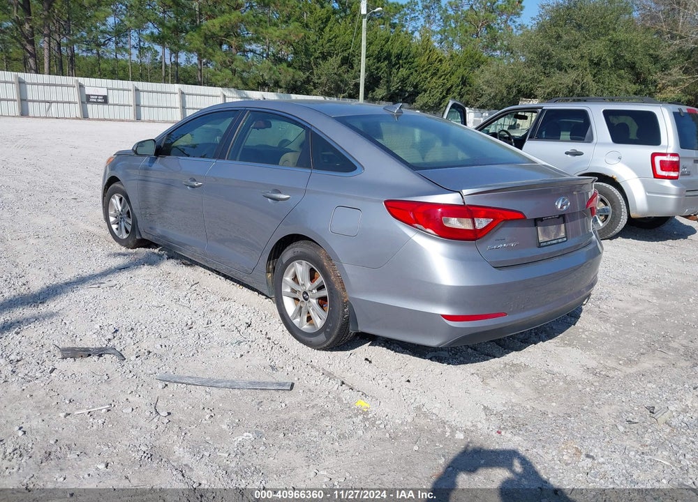 2015 HYUNDAI SONATA SE VIN: 5NPE24AF5FH163071