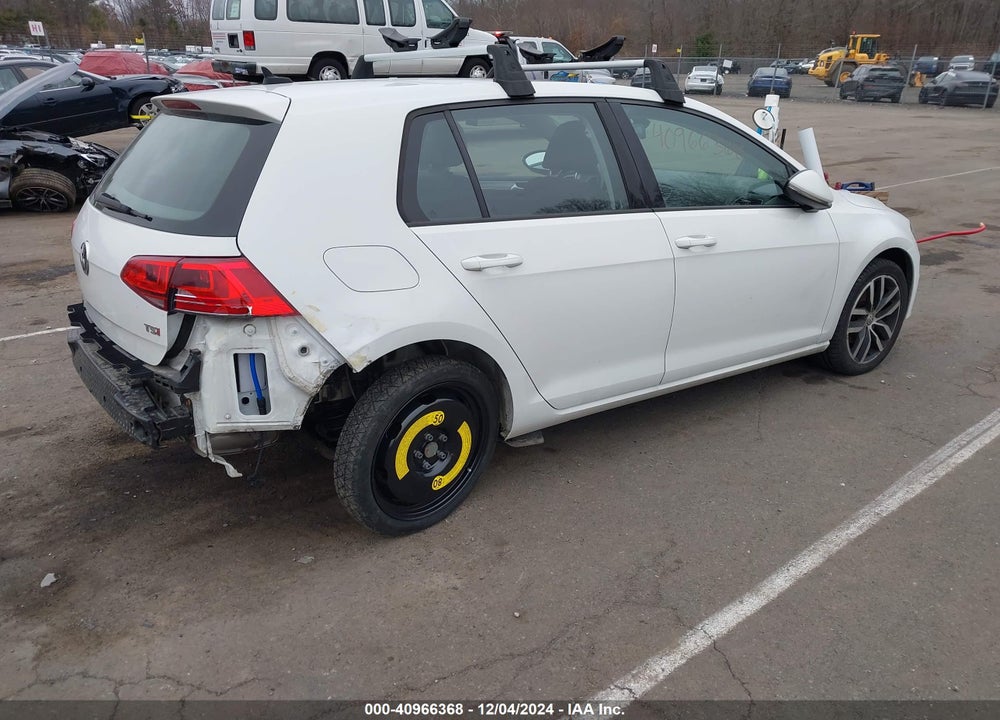 2015 VOLKSWAGEN GOLF TSI SE 4-DOOR VIN: 3VW217AU7FM104634