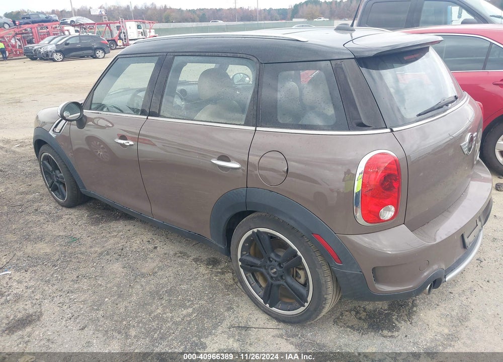 2012 MINI COOPER S COUNTRYMAN VIN: WMWZC3C57CWL87541