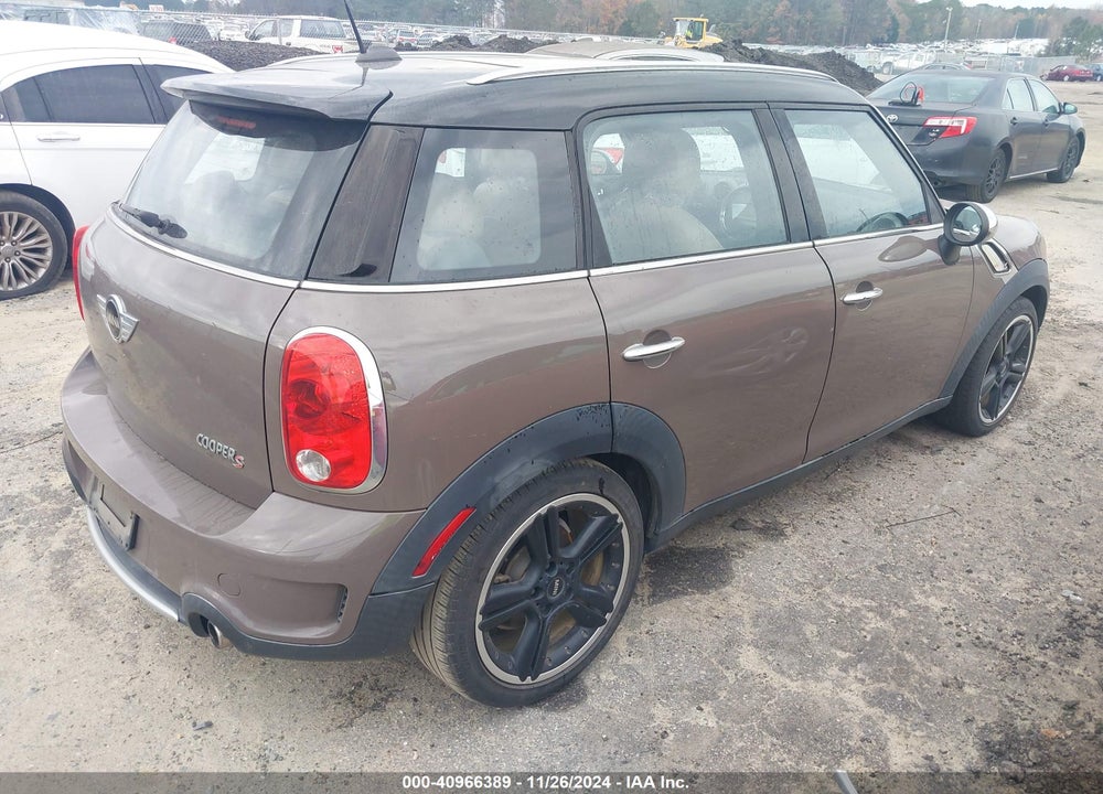 2012 MINI COOPER S COUNTRYMAN VIN: WMWZC3C57CWL87541