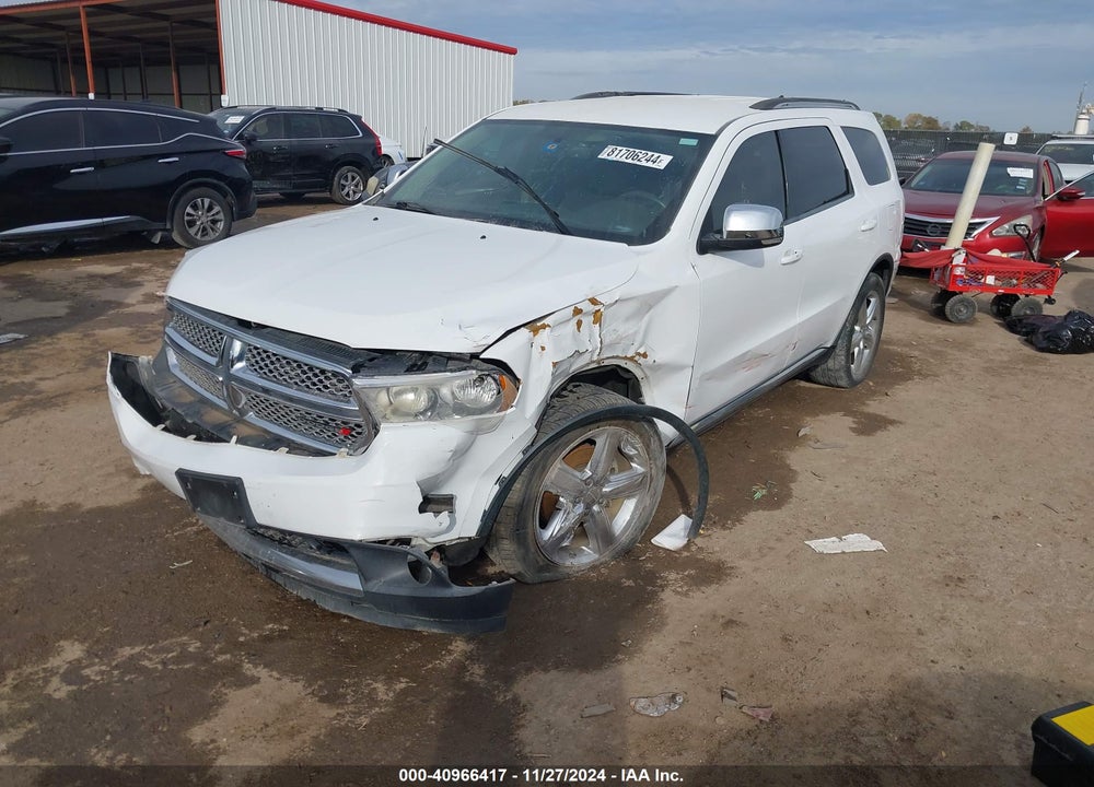 2013 DODGE DURANGO SXT VIN: 1C4RDJAG3DC683703