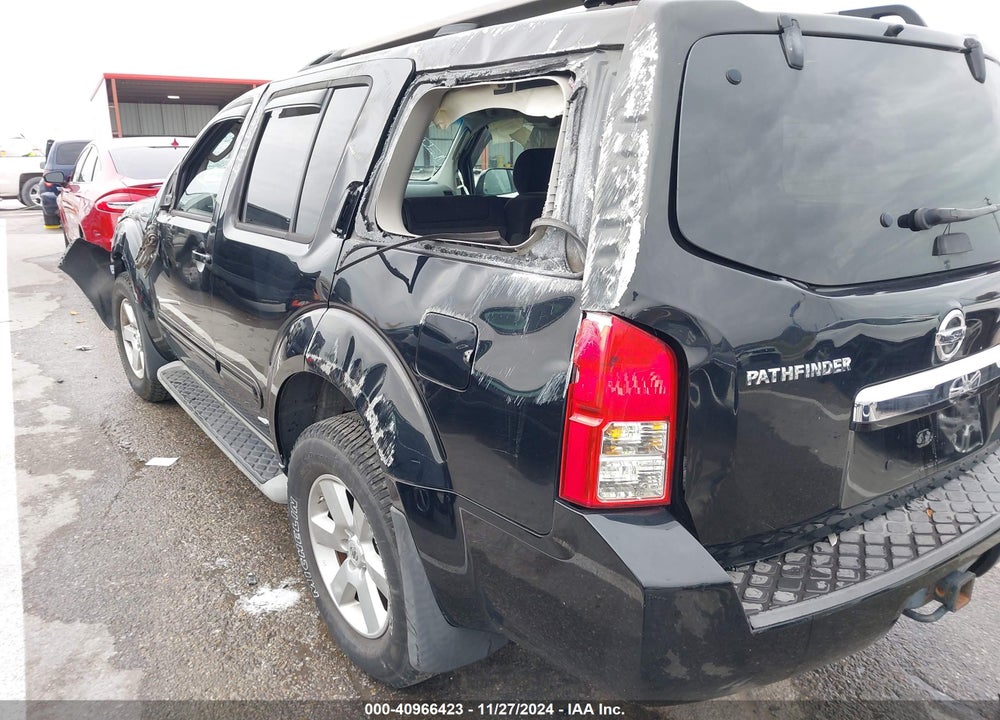 2009 NISSAN PATHFINDER SE VIN: 5N1AR18B69C606836