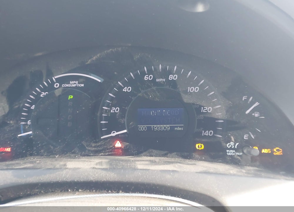 2009 TOYOTA CAMRY HYBRID VIN: 4T1BB46K69U083339