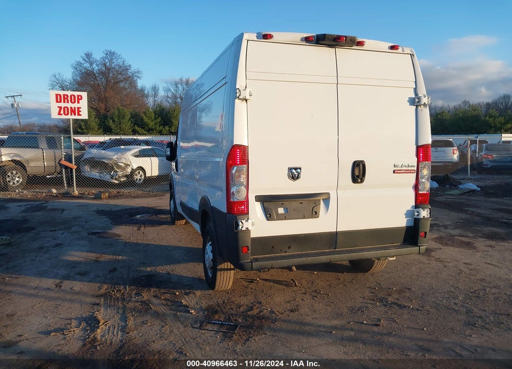 2019 RAM PROMASTER 1500 136 WB VIN: 3C6TRVBGXKE547692