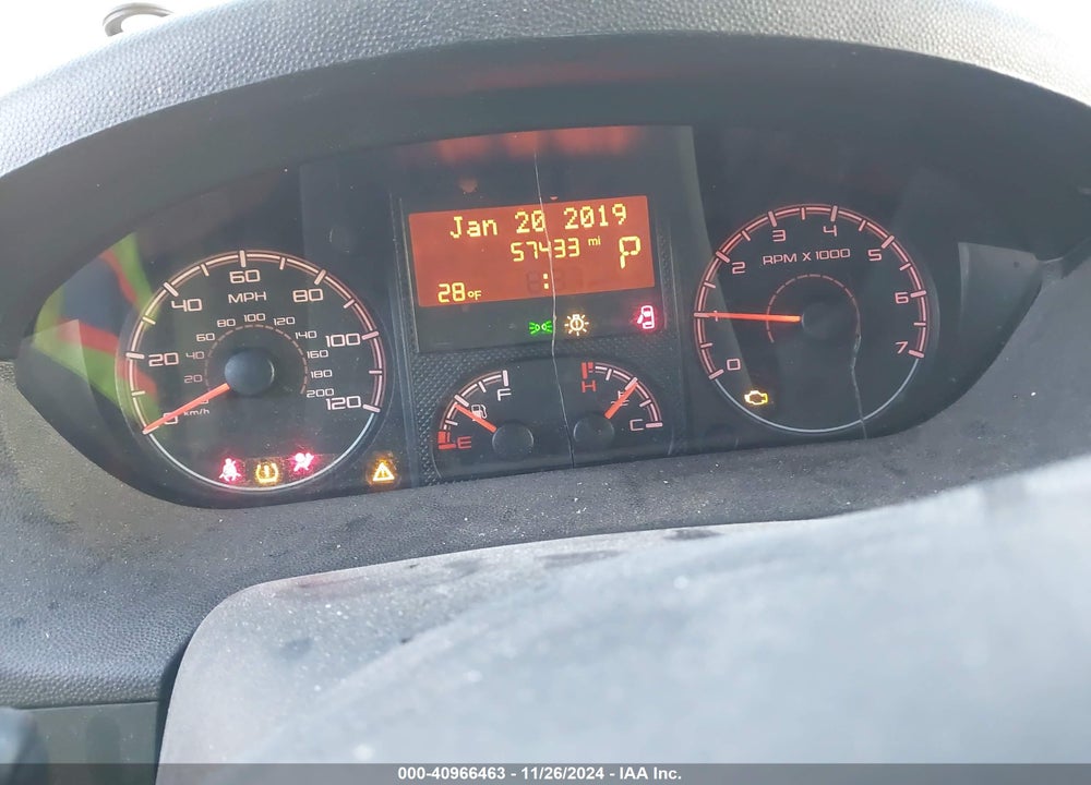2019 RAM PROMASTER 1500 136 WB VIN: 3C6TRVBGXKE547692