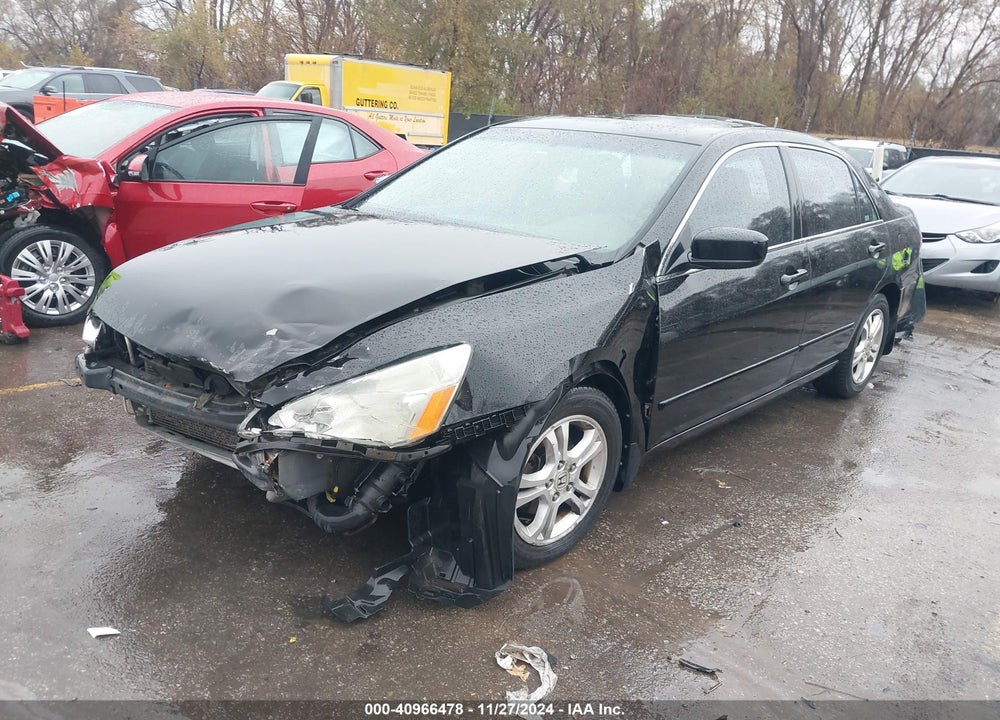 2007 HONDA ACCORD 2.4 EX VIN: 1HGCM56737A225344