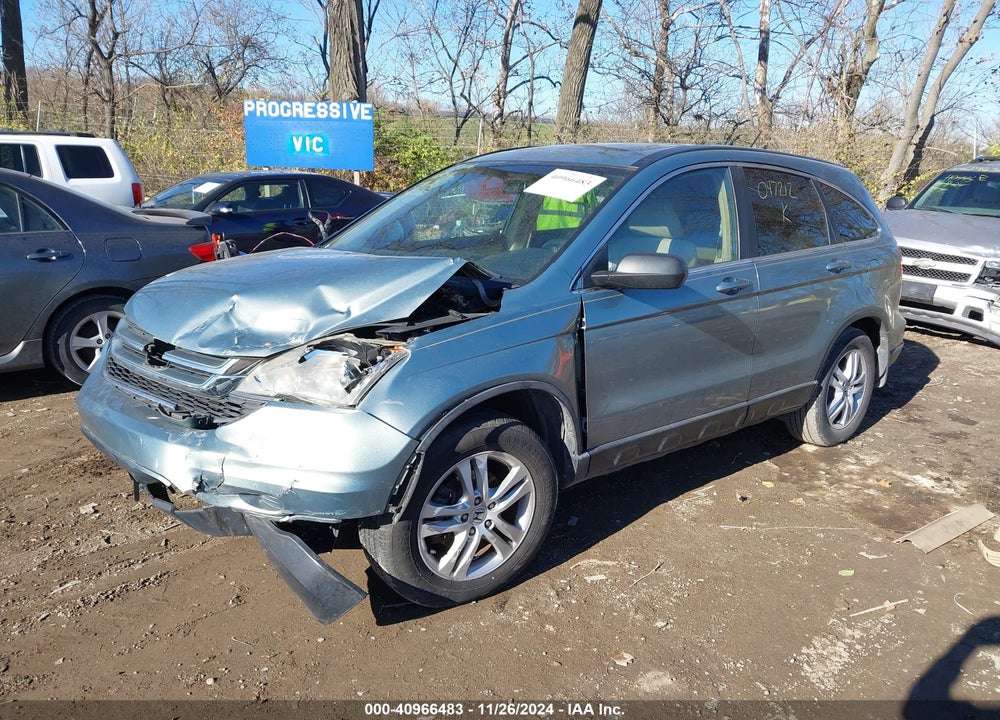 2011 HONDA CR-V EX-L VIN: 5J6RE3H77BL047212
