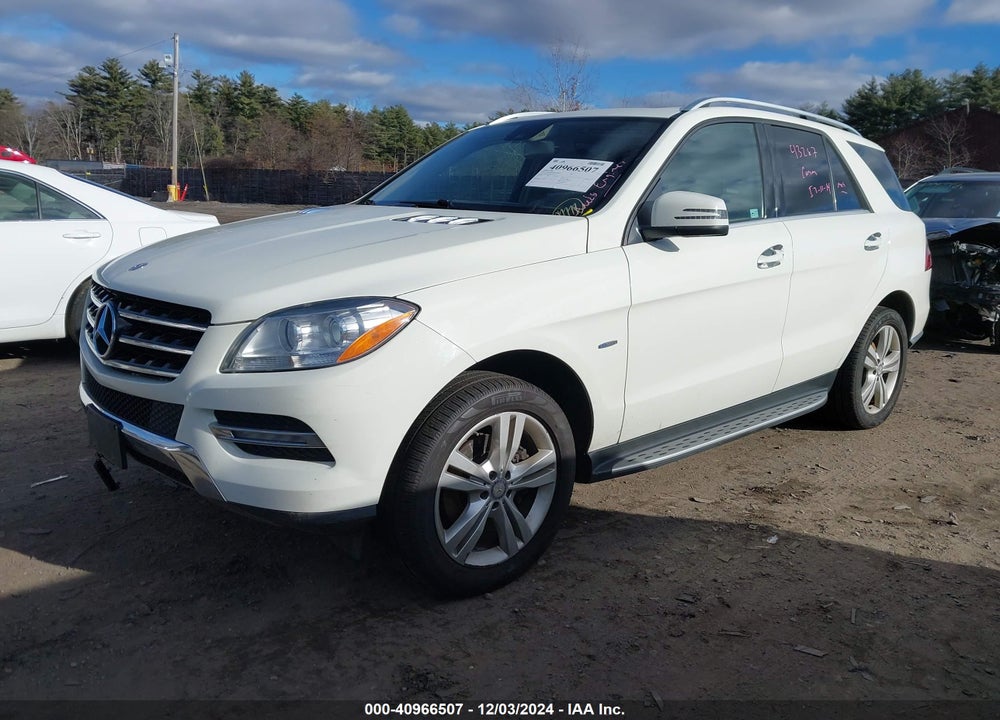 2012 MERCEDES-BENZ ML 350 4MATIC VIN: 4JGDA5HB1CA057397