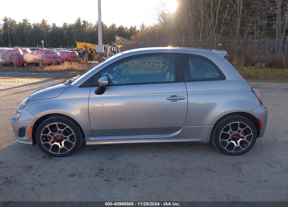 2015 FIAT 500 TURBO VIN: 3C3CFFHH1FT601894
