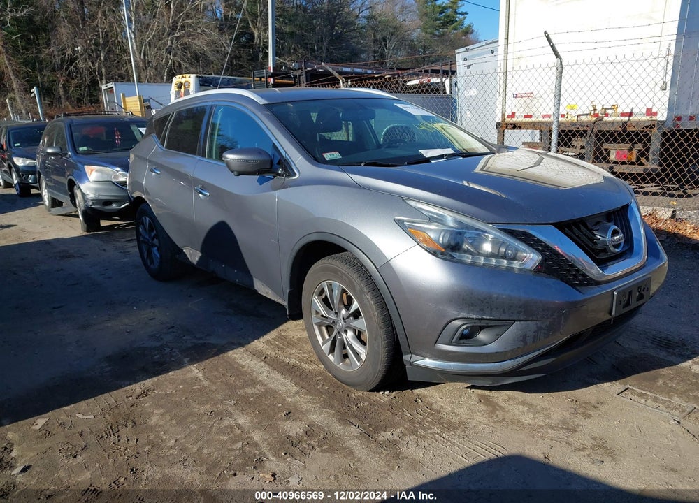 2018 NISSAN MURANO SL VIN: 5N1AZ2MH2JN108979