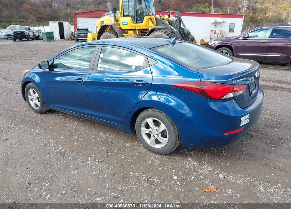 2015 HYUNDAI ELANTRA SE (ULSAN PLANT) VIN: KMHDH4AEXFU390517