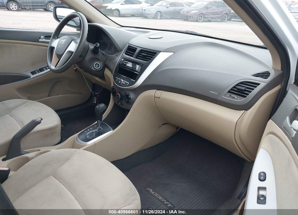 2013 HYUNDAI ACCENT GLS VIN: KMHCT4AE0DU398083