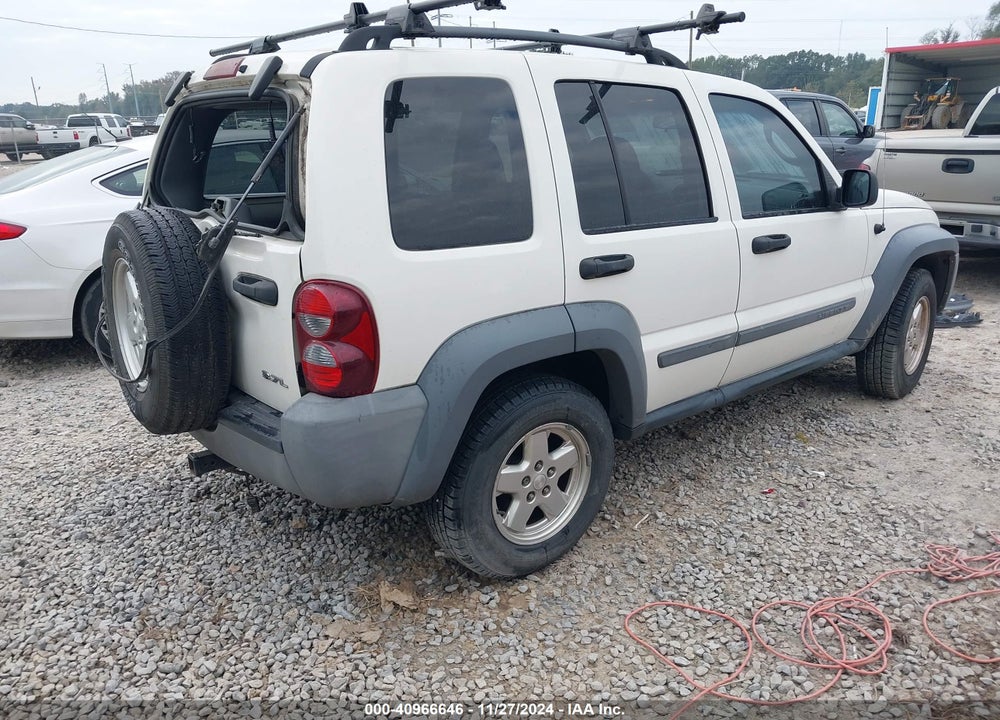 2005 JEEP LIBERTY SPORT VIN: 1J4GK48K95W511307