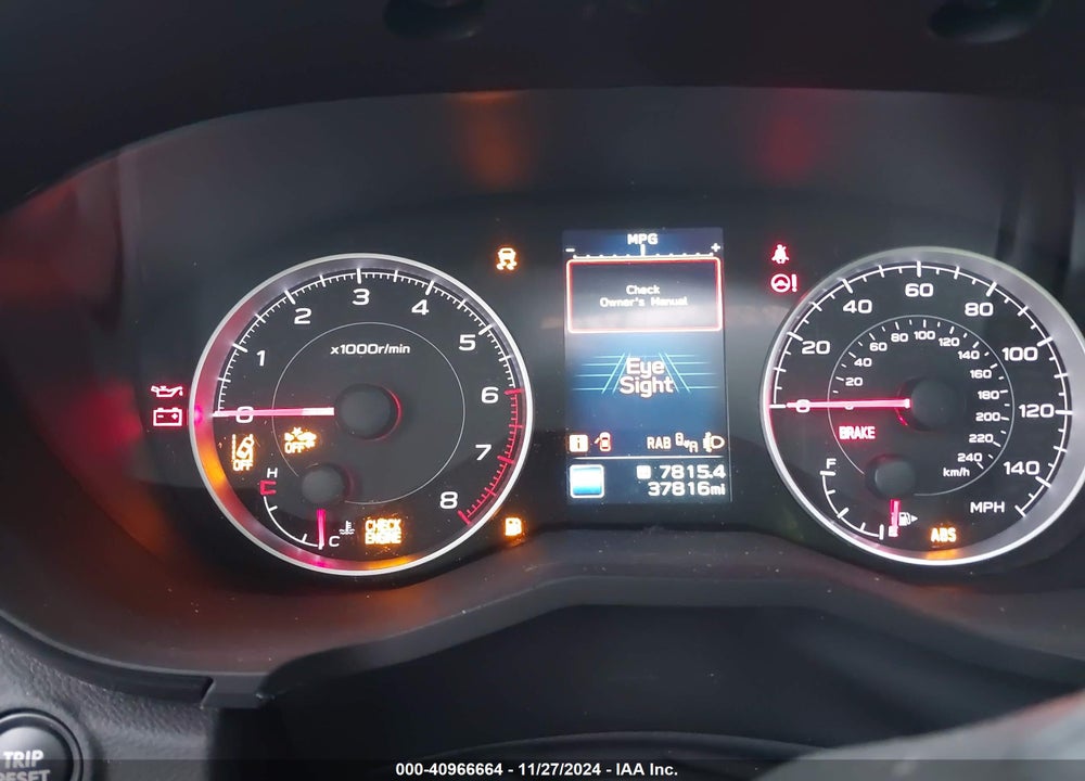 2022 SUBARU ASCENT ONYX EDITION VIN: 4S4WMAJD5N3430842