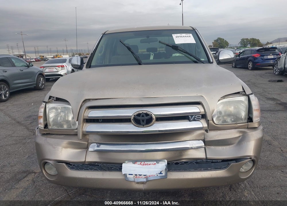 2006 TOYOTA TUNDRA VIN: 5TBET34196S499803