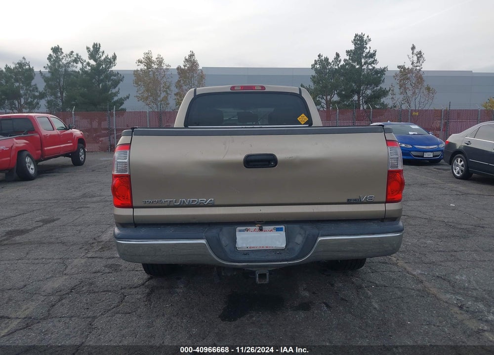 2006 TOYOTA TUNDRA VIN: 5TBET34196S499803