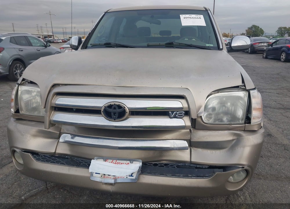 2006 TOYOTA TUNDRA VIN: 5TBET34196S499803