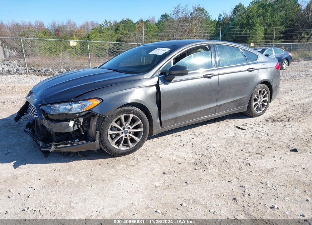 2017 FORD FUSION VIN: 3FA6P0H75HR125729