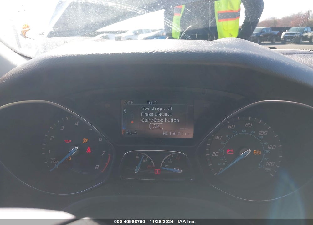 2014 FORD FOCUS VIN: 1FADP3N27EL458462