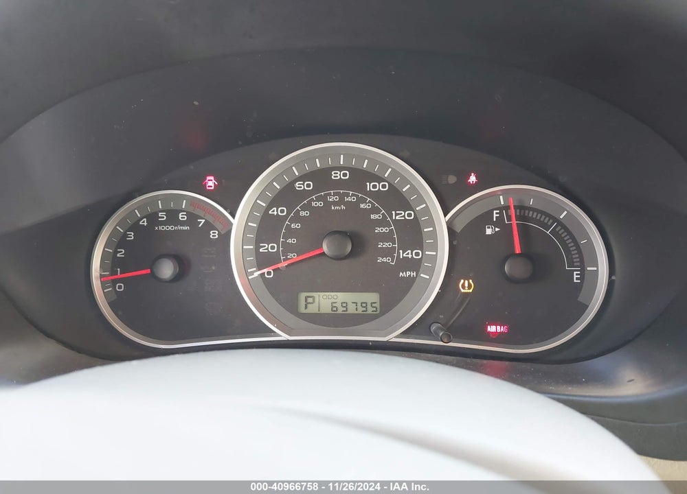 2008 SUBARU IMPREZA 2.5I VIN: JF1GE61698H505107