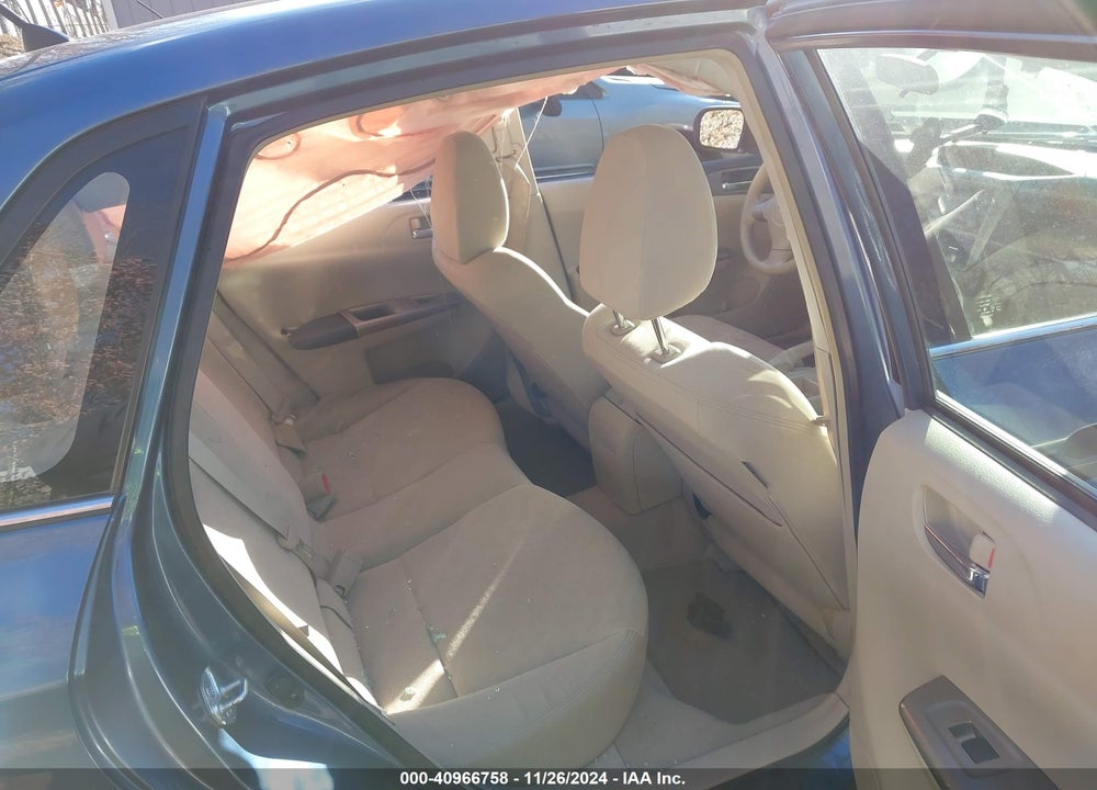 2008 SUBARU IMPREZA 2.5I VIN: JF1GE61698H505107