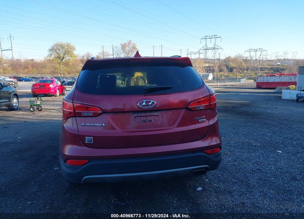2016 HYUNDAI SANTA FE SPORT 2.4L VIN: 5XYZUDLB2GG377756