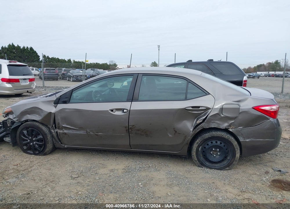2019 TOYOTA COROLLA LE VIN: 2T1BURHE7KC184461