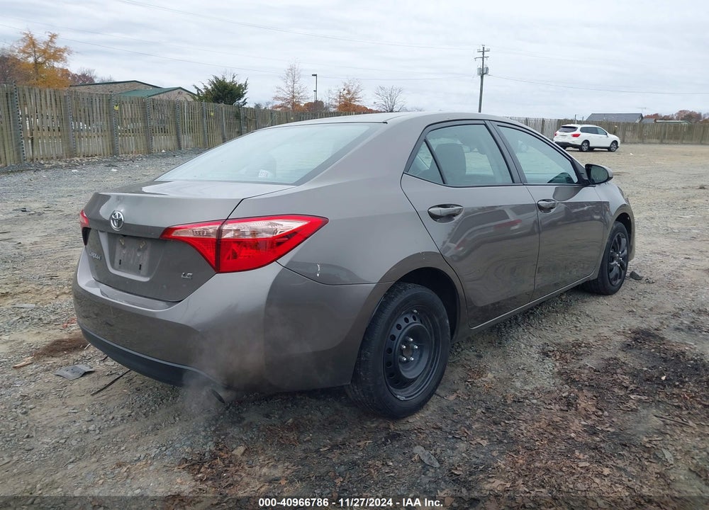 2019 TOYOTA COROLLA LE VIN: 2T1BURHE7KC184461