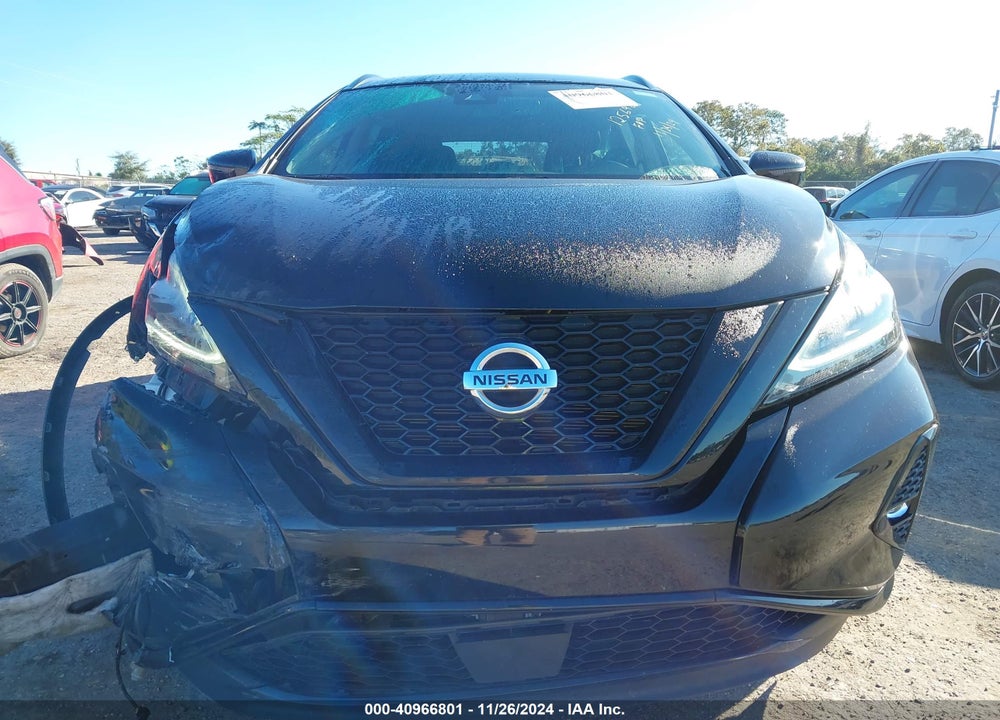 2022 NISSAN MURANO SV FWD VIN: 5N1AZ2BJ3NC125698