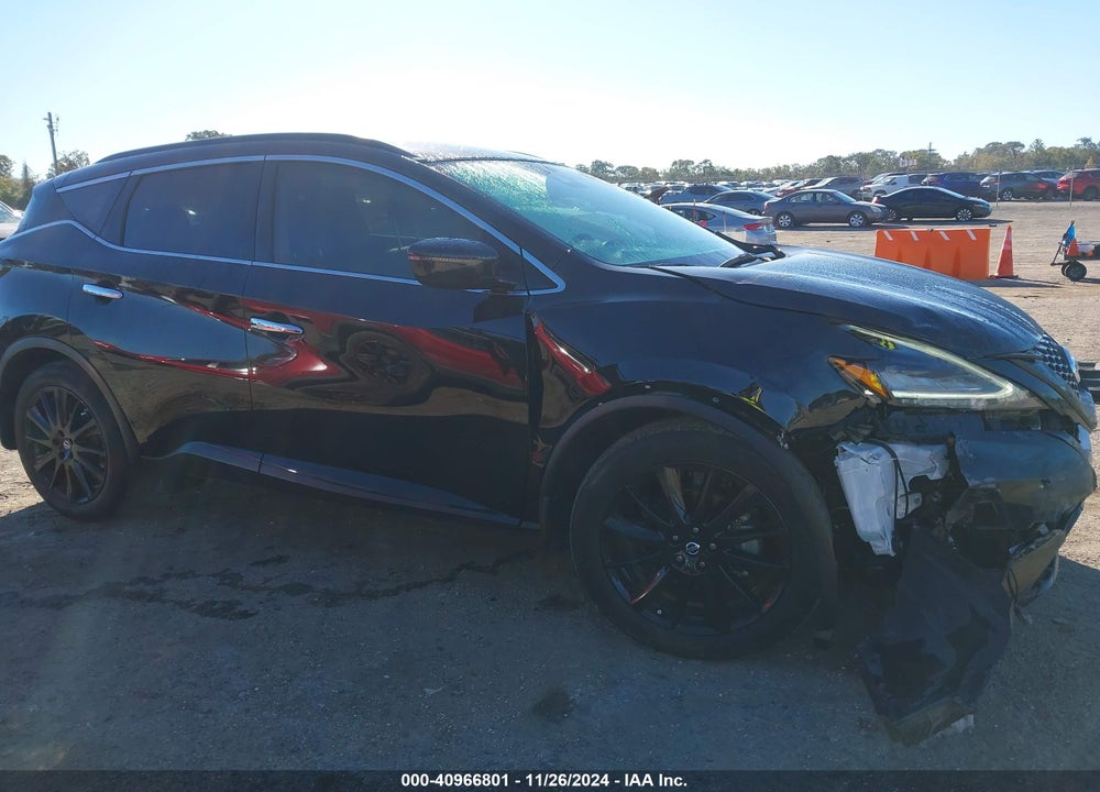 2022 NISSAN MURANO SV FWD VIN: 5N1AZ2BJ3NC125698