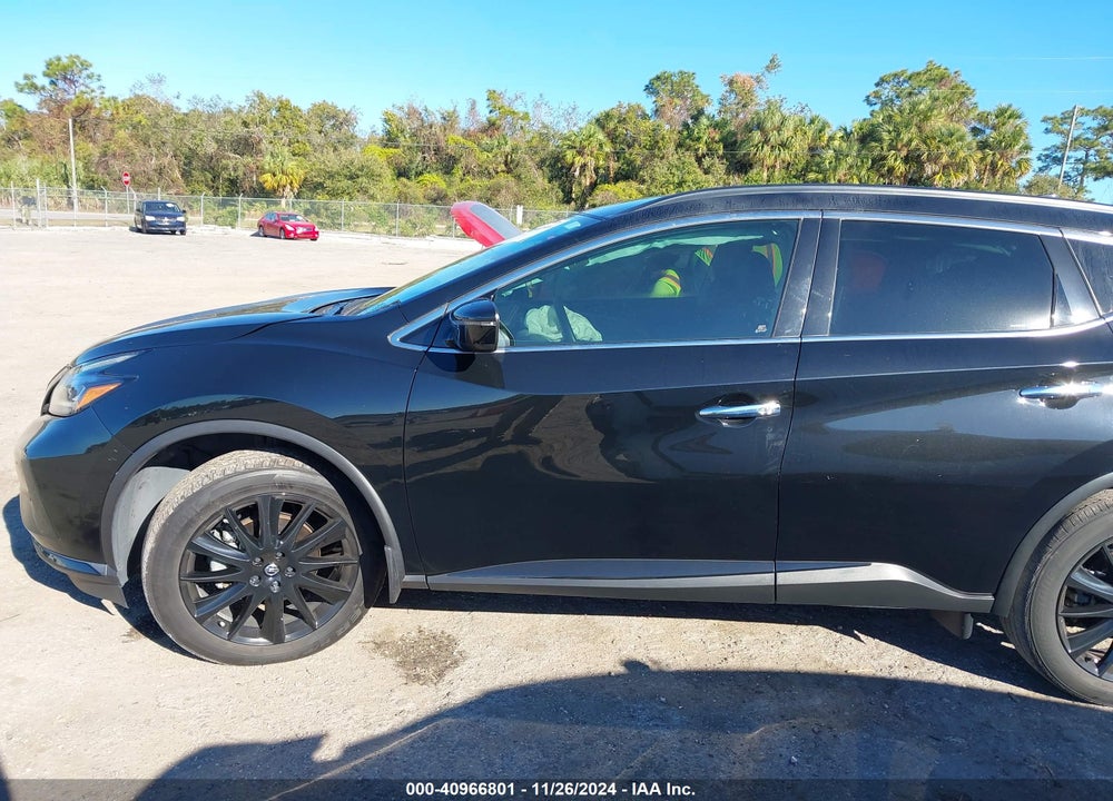 2022 NISSAN MURANO SV FWD VIN: 5N1AZ2BJ3NC125698