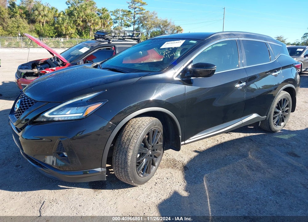2022 NISSAN MURANO SV FWD VIN: 5N1AZ2BJ3NC125698