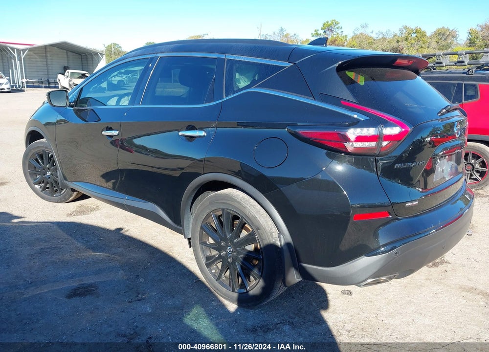 2022 NISSAN MURANO SV FWD VIN: 5N1AZ2BJ3NC125698