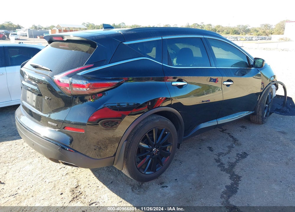 2022 NISSAN MURANO SV FWD VIN: 5N1AZ2BJ3NC125698