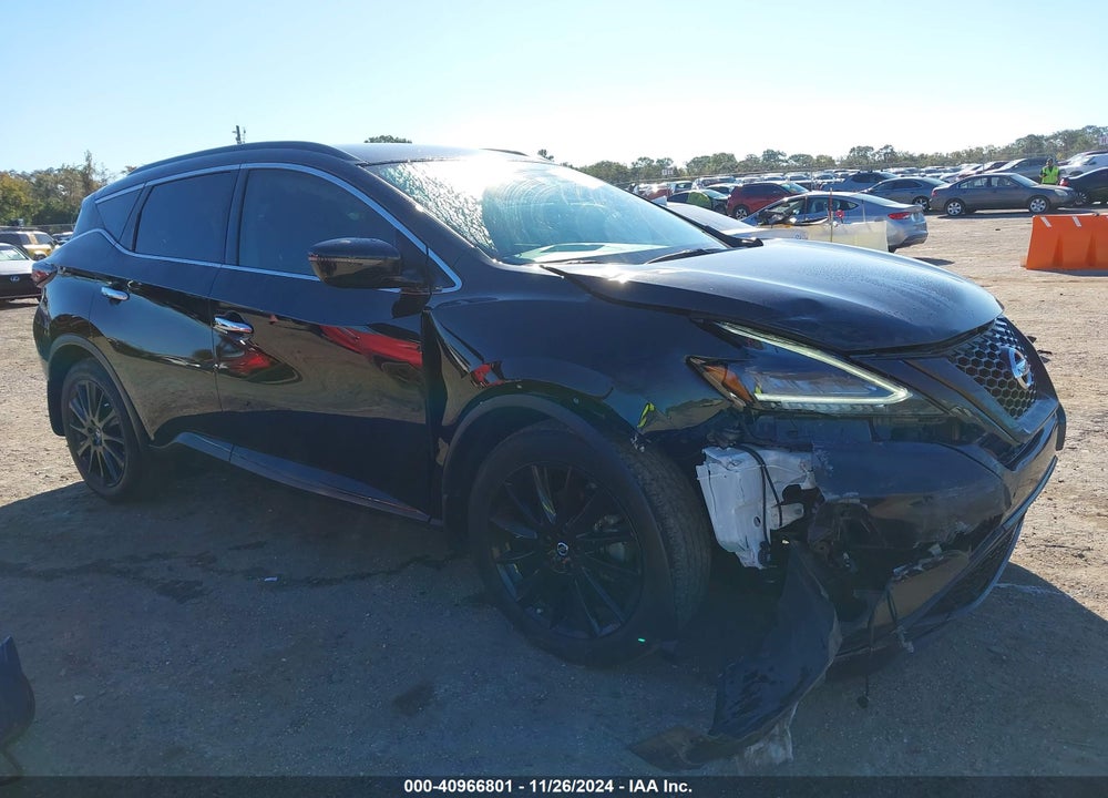 2022 NISSAN MURANO SV FWD VIN: 5N1AZ2BJ3NC125698