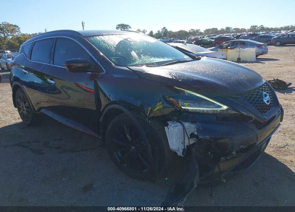 2022 NISSAN MURANO SV FWD VIN: 5N1AZ2BJ3NC125698