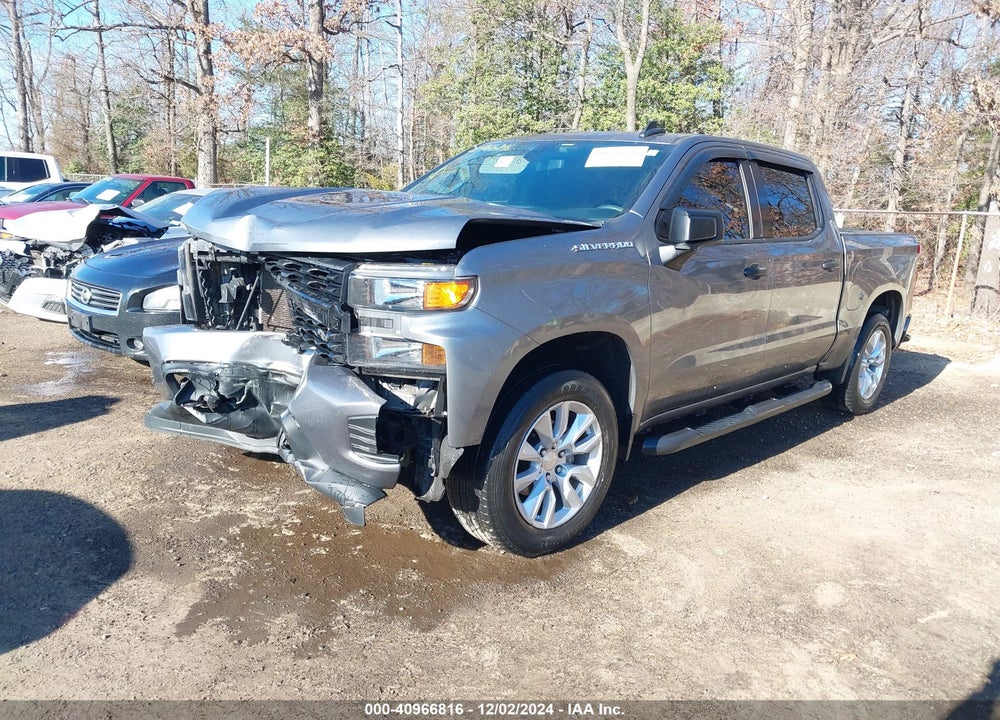 2020 CHEVROLET SILVERADO 1500 4WD SHORT BED CUSTOM VIN: 1GCPYBEH0LZ340475