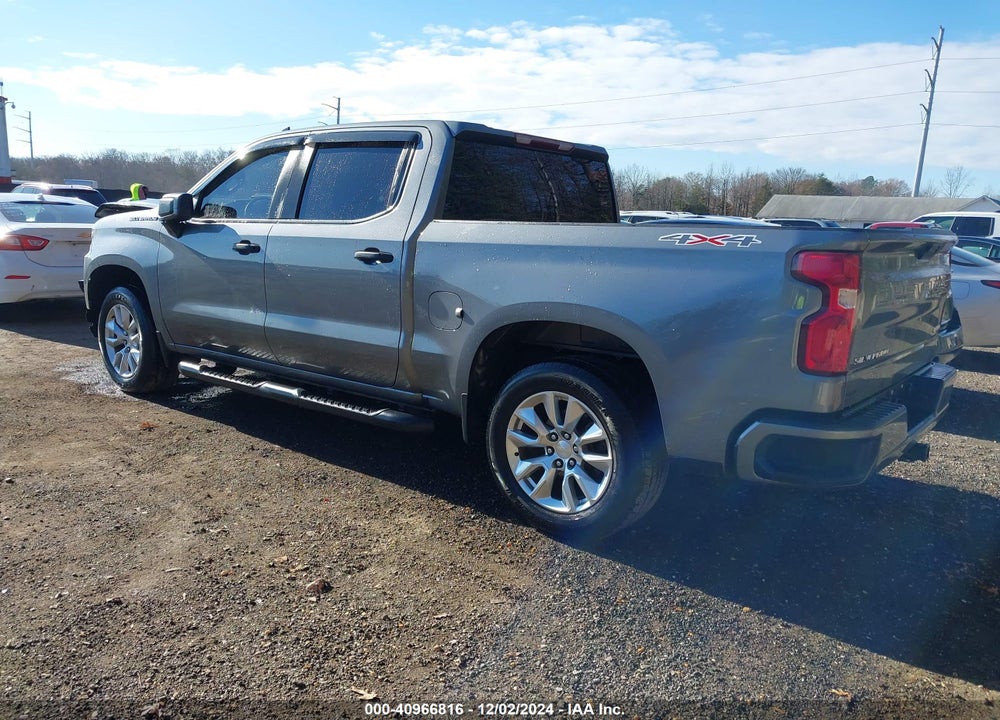 2020 CHEVROLET SILVERADO 1500 4WD SHORT BED CUSTOM VIN: 1GCPYBEH0LZ340475