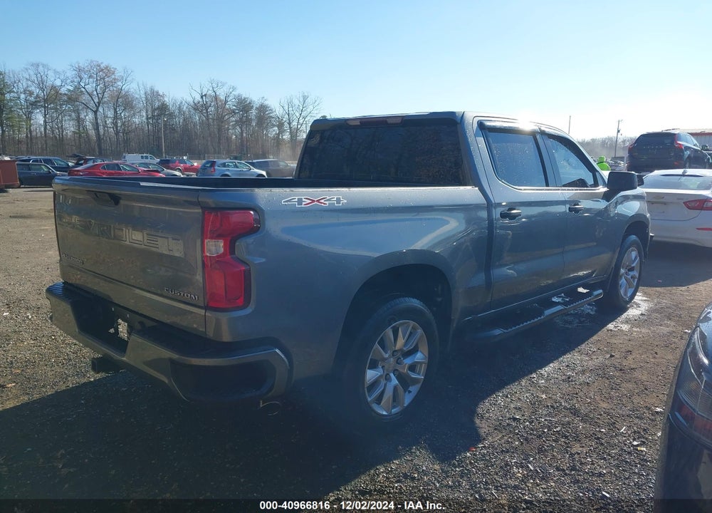 2020 CHEVROLET SILVERADO 1500 4WD SHORT BED CUSTOM VIN: 1GCPYBEH0LZ340475