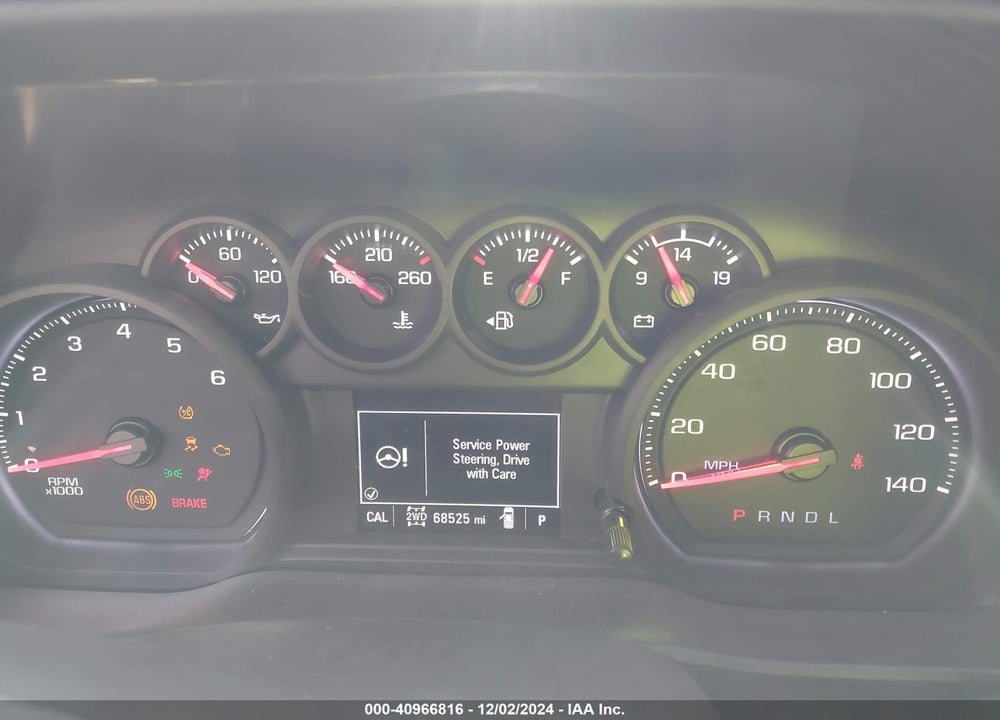 2020 CHEVROLET SILVERADO 1500 4WD SHORT BED CUSTOM VIN: 1GCPYBEH0LZ340475