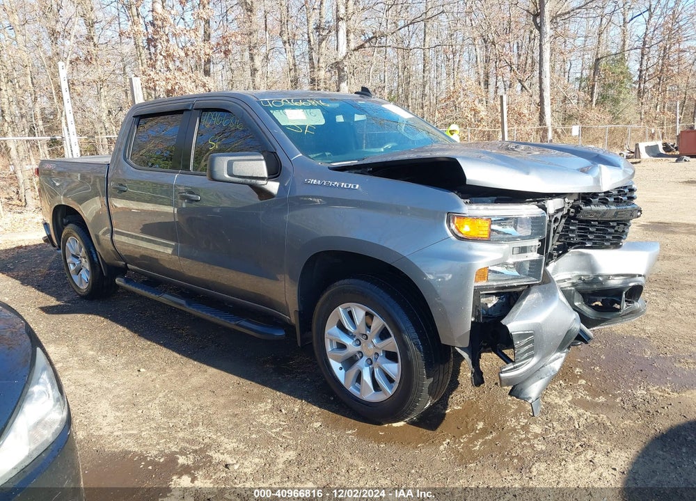 2020 CHEVROLET SILVERADO 1500 4WD SHORT BED CUSTOM VIN: 1GCPYBEH0LZ340475