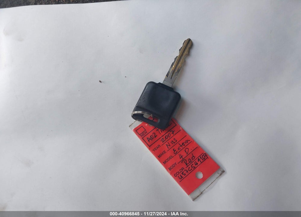 2007 NISSAN XTERRA S VIN: 5N1AN08U57C541109