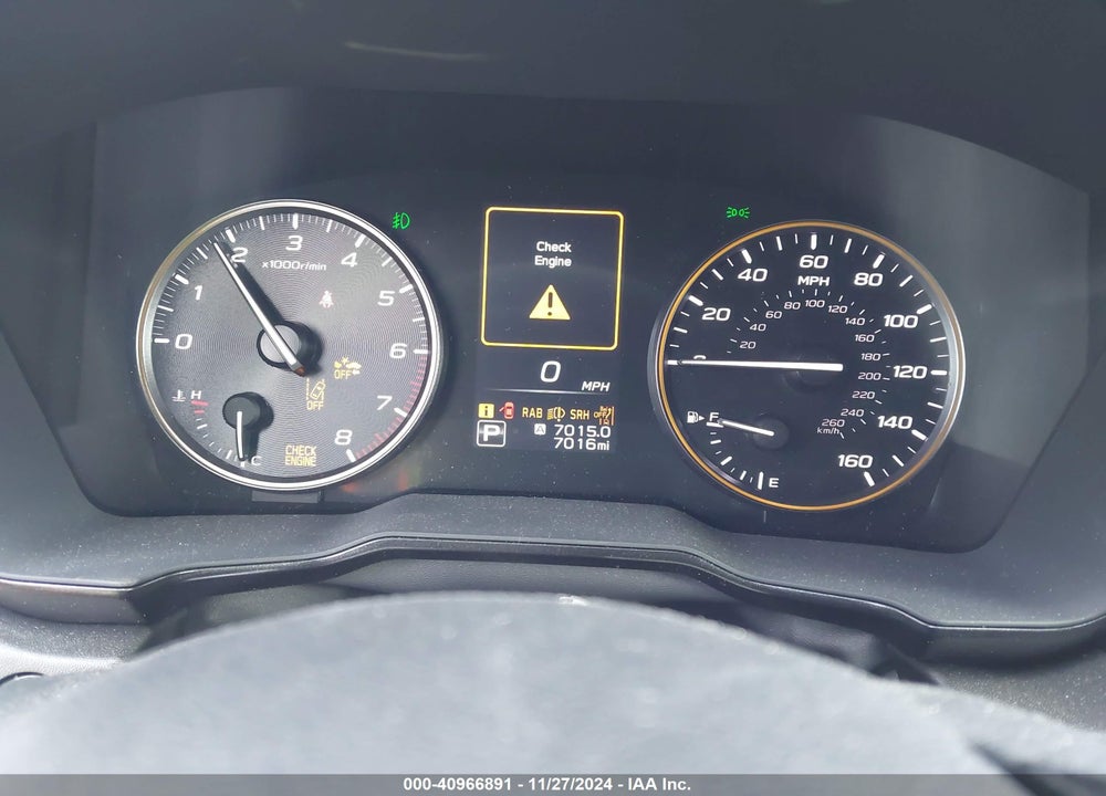 2024 SUBARU OUTBACK WILDERNESS VIN: 4S4BTGUD4R3282995