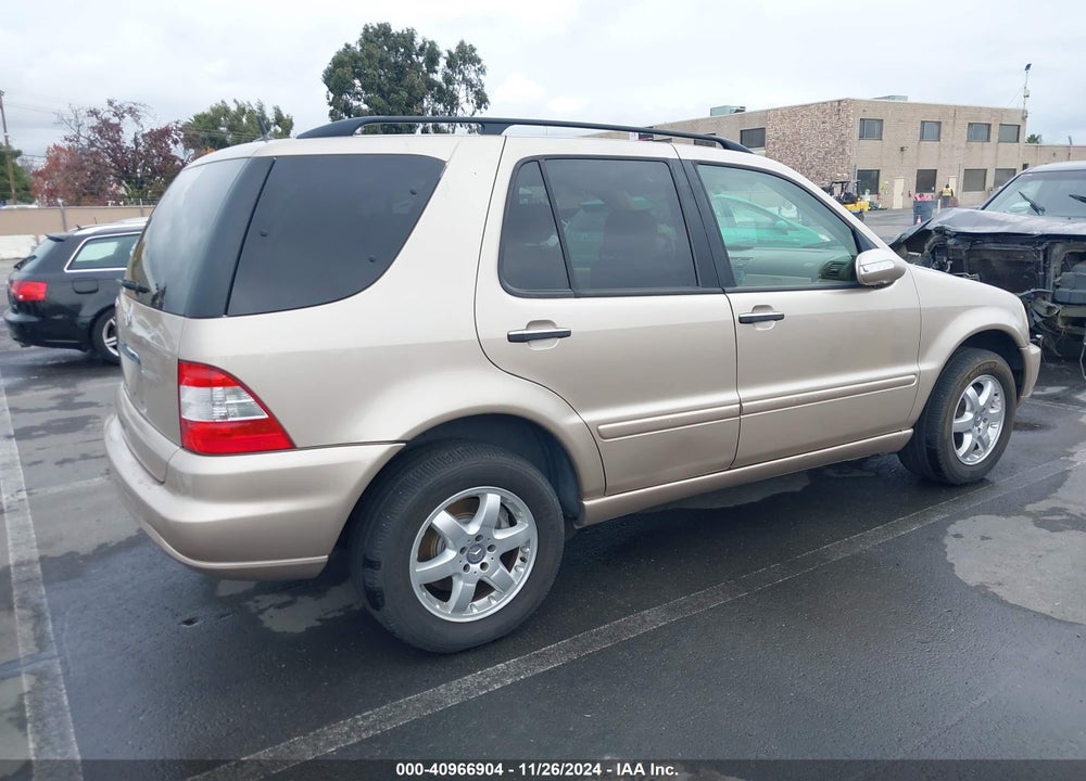 2003 MERCEDES-BENZ ML 500 VIN: 4JGAB75E23A443451