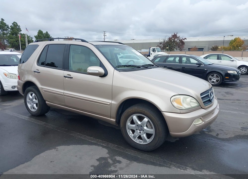 2003 MERCEDES-BENZ ML 500 VIN: 4JGAB75E23A443451