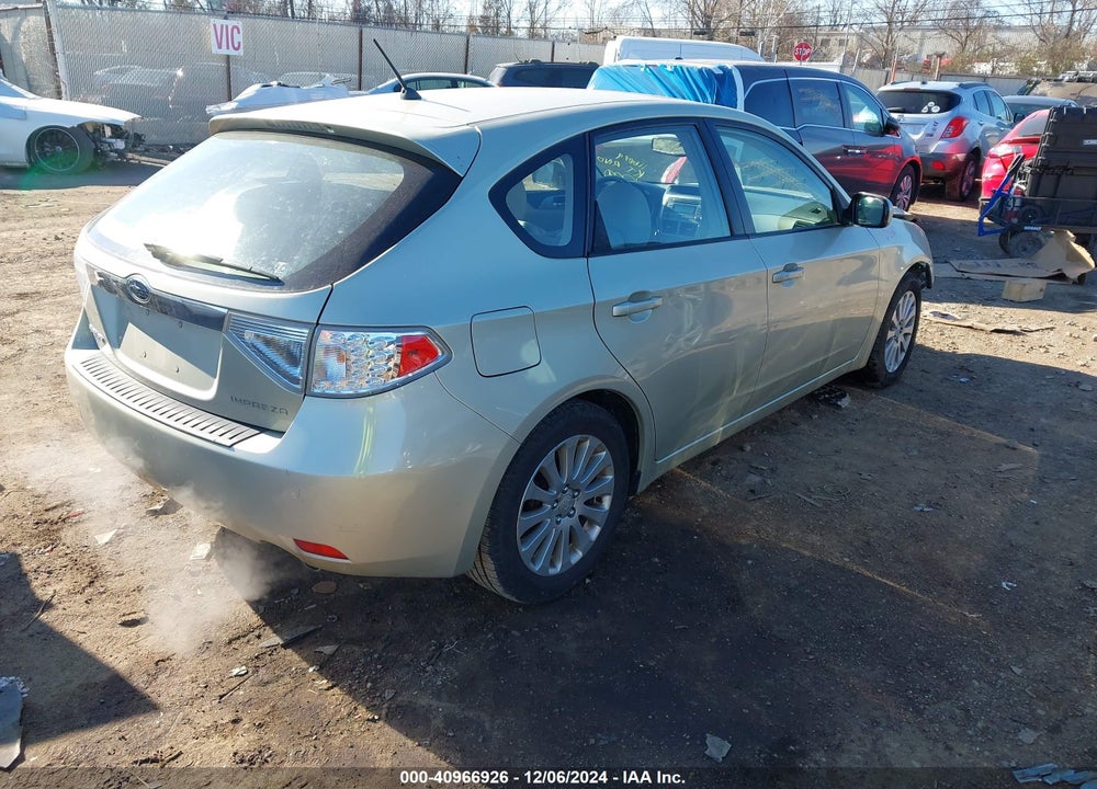 2009 SUBARU IMPREZA 2.5I VIN: JF1GH60619H817870